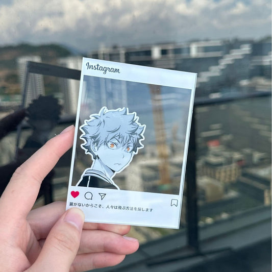 Acrylic Photo Card, Anime Kpop Star Group Photo Transparent Collectible Card