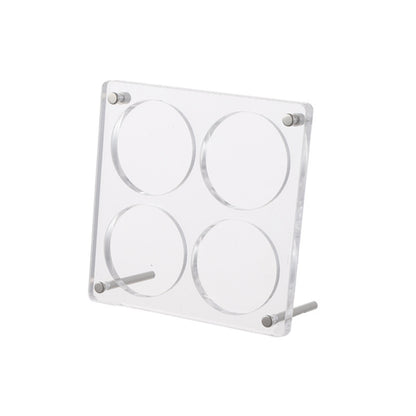 Clear Acrylic Anime Stand – Multi-Purpose Display for Badges, Pins, Keychains, and Figures