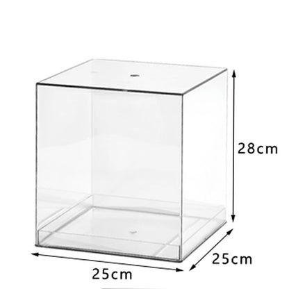 High Transparency Acrylic Wedding  Flower Box, Square Shape Fresh Flower Arranging Container