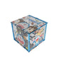 Anime Acrylic Puzzle Storage Box with Flip Lid, Removable Desktop Organizer and Decorative Display