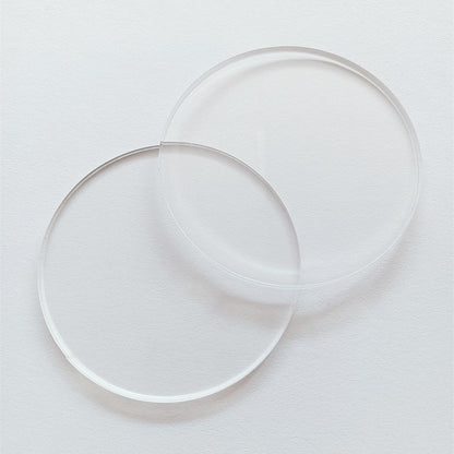 High-Transparency Acrylic Coasters – Perfect for Anime Merchandise, Celebrity Memorabilia, Photocard Display