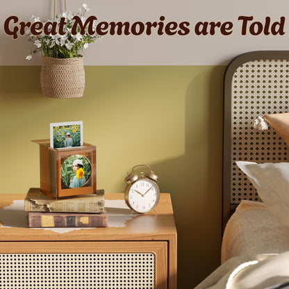 Customizable Polaroid Photo Storage Box Personalized Acrylic Photo Organizer & Keepsake Display