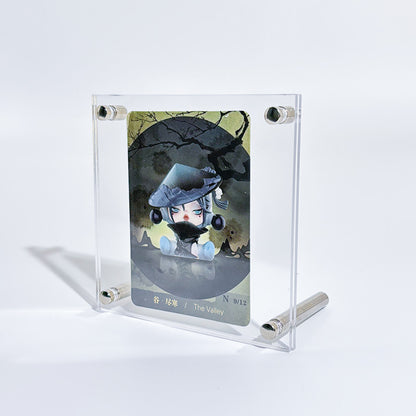 Customizable Magnetic Acrylic Photo Frame Personalized Clear Acrylic Picture Display Modern Magnetic Floating Frame