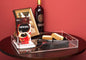 12x16 Inches -Spill Proof  Acrylic Serving Tray   Decorative Tray Organiser for Ottoman Coffee Table Countertop with Handles
