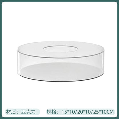 Acrylic Wedding Cake Stand, Transparent Round Multi-Layer Dessert Display Rack, Birthday Decoration Display