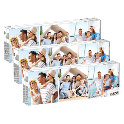 Acrylic Picture Frames Acrylic Photo Frame Magnetic Desktop Display Double Sided Acrylic Frame Freestanding Floating Frames