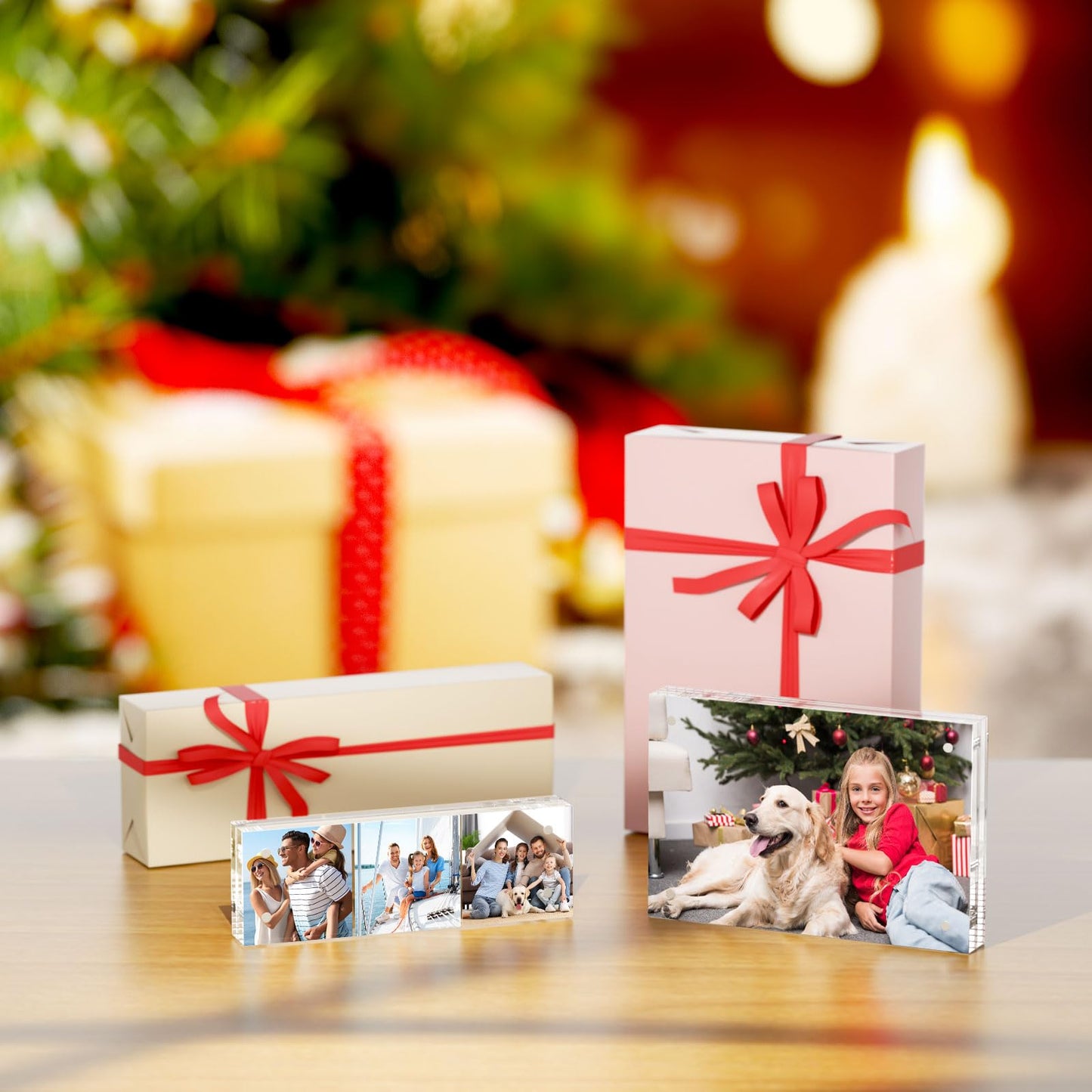 Acrylic Picture Frames Acrylic Photo Frame Magnetic Desktop Display Double Sided Acrylic Frame Freestanding Floating Frames