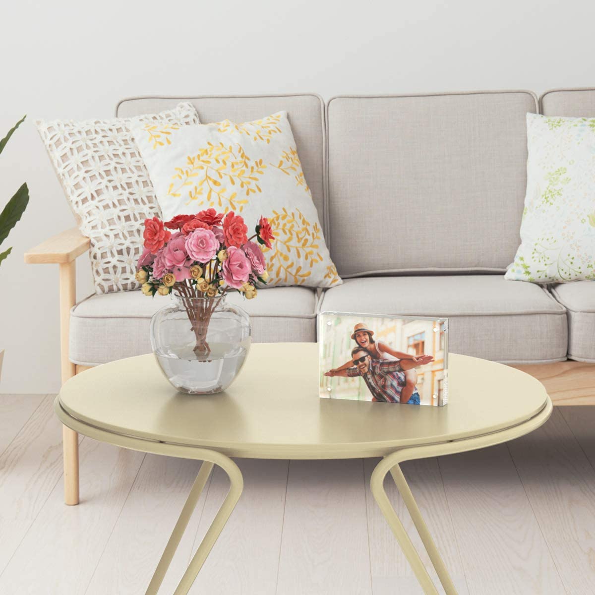 Acrylic Picture Frames Acrylic Photo Frame Magnetic Desktop Display Double Sided Acrylic Frame Freestanding Floating Frames