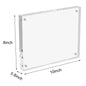Acrylic Picture Frames Acrylic Photo Frame Magnetic Desktop Display Double Sided Acrylic Frame Freestanding Floating Frames