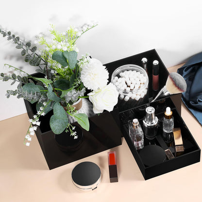 3 Pack Acrylic Display Boxes Cube Riser,Food Risers for Wedding ,Buffet Tables,Jewelry Display,for clothing storage.