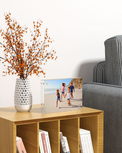 Acrylic Picture Frames Acrylic Photo Frame Magnetic Desktop Display Double Sided Acrylic Frame Freestanding Floating Frames