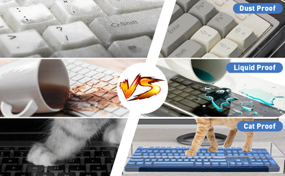Acrylic Computer Keyboard Cover, Mechanical Keyboard Dust Cover PC Keyboard Cat Protector, Cat Keyboard Protector，Acrylic Computer Keyboard Cover, Mechanical Keyboard Dust Cover Keyboard Protector Cat Keyboard Covers