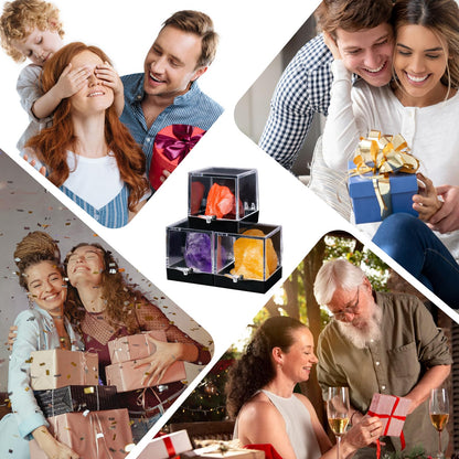 12pcs Mineral Standard Display Box Display Shelves Packing Collectible Pad Organizers Single Cupcake Boxes Asian Mineral Specimen Storage Bulb Containers with Lids Stash Plastic acrylic