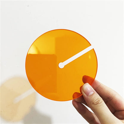 3.9 inch Creative Acrylic Rainbow Coasters, Coffee Tea Drink Mug Pads Bar Restaurant Shooting Props Cup Mat