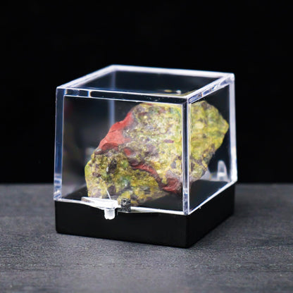 12pcs Mineral Standard Display Box Display Shelves Packing Collectible Pad Organizers Single Cupcake Boxes Asian Mineral Specimen Storage Bulb Containers with Lids Stash Plastic acrylic