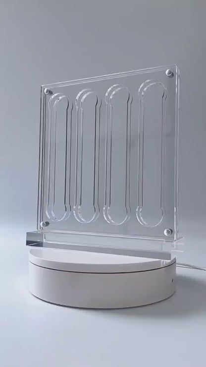 Coffee Pod Holder for Nespresso Original Line Capsule Holder Acrylic Magnetic Coffee Pods Organizer, Freestanding or Mounted on the Fridge, Hold 40 Capsule Pods Capacity Storage Rack